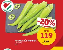 PENNY Hegyes erős paprika ajánlat