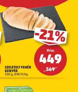 PENNY Szeletelt fehér kenyér ajánlat