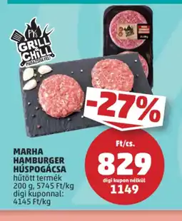 PENNY Marha Hamburger Húspogácsa ajánlat
