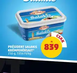 PENNY Président Salakis Krémfehérsajt ajánlat