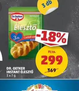 PENNY Dr. Oetker Instant Élesztő ajánlat