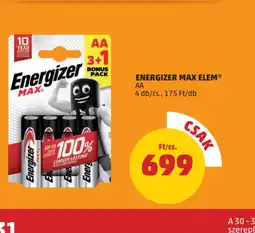 PENNY Energizer Max Elem ajánlat