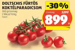 ALDI Doltschis fürtös koktélparadicsom ajánlat