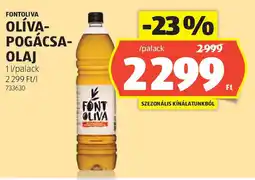 ALDI Fontoliva olíva- pogácsa- olaj 1l/palack ajánlat