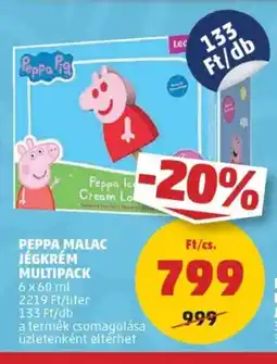 PENNY Peppa malac jégkrém multipack ajánlat