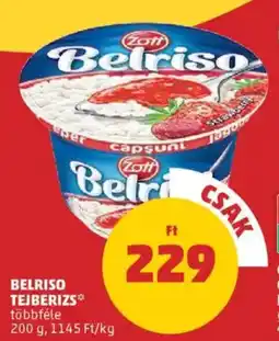 PENNY Belriso tejberizs ajánlat
