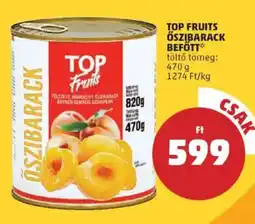 PENNY Top fruits őszibarack befőtt ajánlat