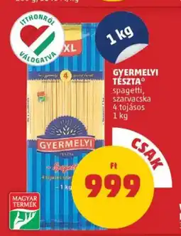 PENNY Gyermelyi tészta ajánlat