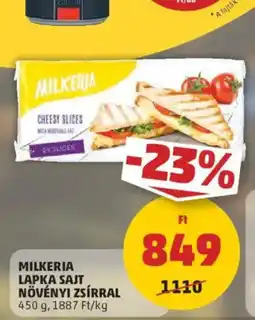 PENNY Milkeria lapka sajt növényi zsírral ajánlat