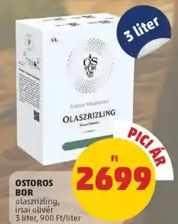 PENNY Ostoros bor ajánlat
