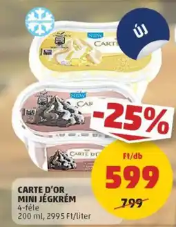 PENNY Carte d'or mini jégkrém ajánlat