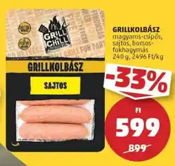 PENNY Grillkolbász ajánlat