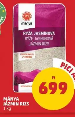 PENNY Mánya jázmin rizs ajánlat