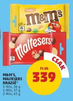 PENNY M&m's, maltesers drazsé ajánlat