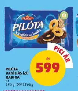 PENNY Pilóta vaníliás ízű karika ajánlat