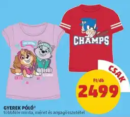 PENNY Gyerek póló ajánlat