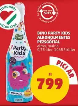 PENNY Bino party kids alkoholmentes pezsgőital ajánlat