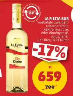 PENNY La fiesta bor ajánlat