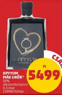 PENNY Opyyum mák likőr ajánlat
