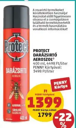 PENNY Protect darázsirtó aeroszol ajánlat