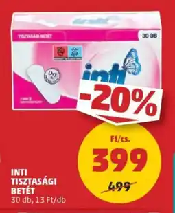 PENNY Inti tisztasági betét ajánlat