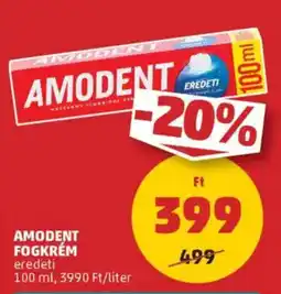 PENNY Amodent fogkrém ajánlat