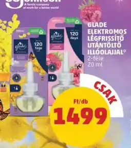 PENNY Glade elektromos legfrissítő utántöltő illóolajjal ajánlat