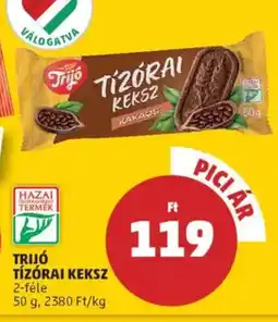 PENNY Trijó tízórai keksz ajánlat