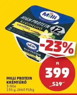 PENNY Milli protein krémtúró ajánlat