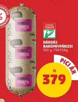 PENNY Dárdás baromfipárizsi ajánlat
