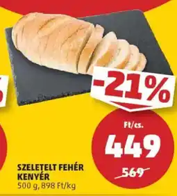 PENNY Szeletelt fehér kenyér ajánlat