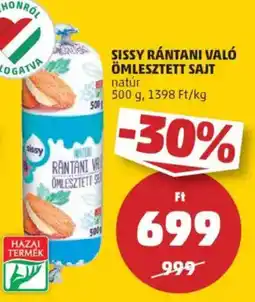 PENNY Sissy rántani való ömlesztett sajt ajánlat
