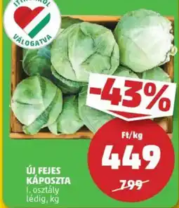 PENNY Új fejes káposzta ajánlat