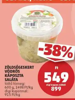 PENNY Zöldségeskert vödrös káposzta saláta ajánlat