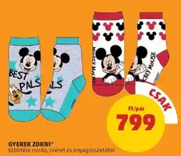 PENNY GYEREK ZOKNI ajánlat