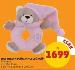 PENNY Babybruin plüss maci csörgő ajánlat
