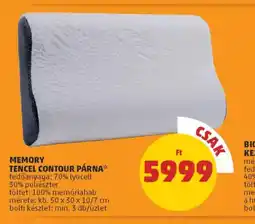 PENNY Memory tencel contour párna ajánlat