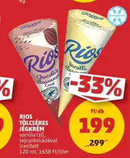 PENNY Rios tölcséres jégkrém ajánlat