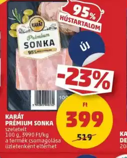 PENNY Karát Prémium Sonka ajánlat