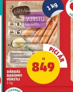 PENNY Dárdás Baromfi Würstli ajánlat