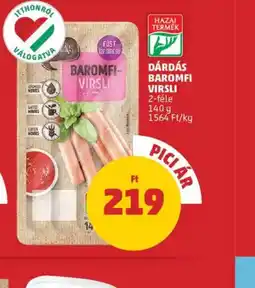 PENNY Dárdás Baromfi Virsli ajánlat