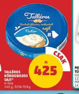 PENNY Talléros kördobozos sajt ajánlat