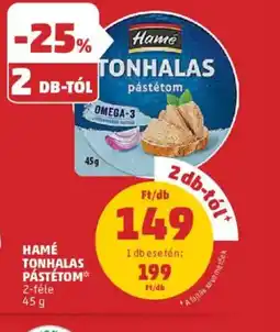 PENNY Hamé Tonhalas Pástétom ajánlat