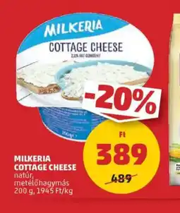 PENNY Milkeria Cottage Cheese ajánlat