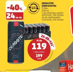 PENNY Dragster Energiaital ajánlat