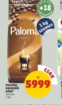 PENNY Paloma, Karaván Kávé ajánlat