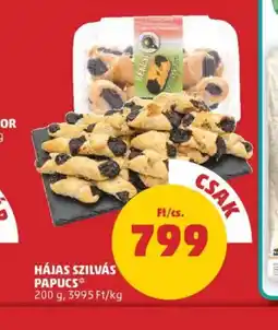 PENNY Hájas szilvás papucs ajánlat