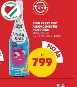 PENNY Bino Party Kids alkoholmentes pezsgőital ajánlat