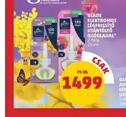 PENNY Glade Elektromos Légfrissítő Utántöltő Illolajjal ajánlat