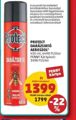 PENNY Protect Darázsírt Aeroszol ajánlat